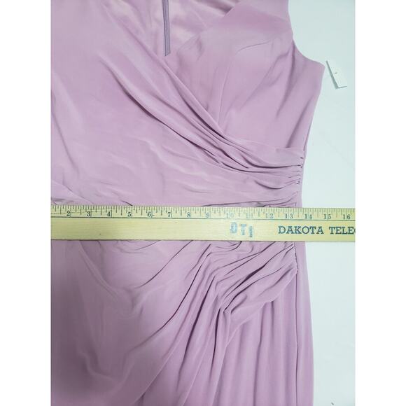 Ieena for MacDuggal Women's Ruched Zip Sleeveless Bodycon Dress size 8 Event - Picture 10 of 14